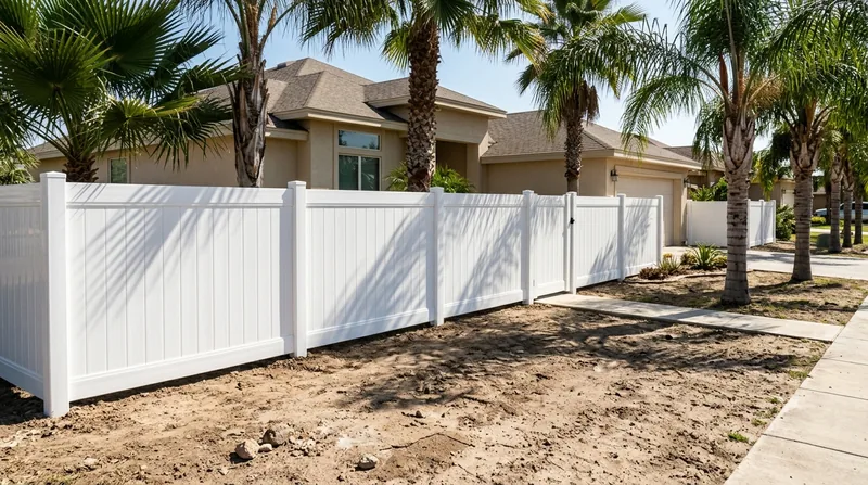 Vinyl & PVC Fence Installation McAllen